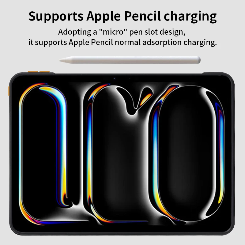 Magsafe Magnetic Smart Clear Shockproof Tablet Cover - Hard PC Protection