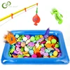 Magnetic Fishing Pool Toys Game for Kids Water Table Bathtub Kiddie Party Toy Plastic Floating Fish Toys Summer Play Water Toys 1
