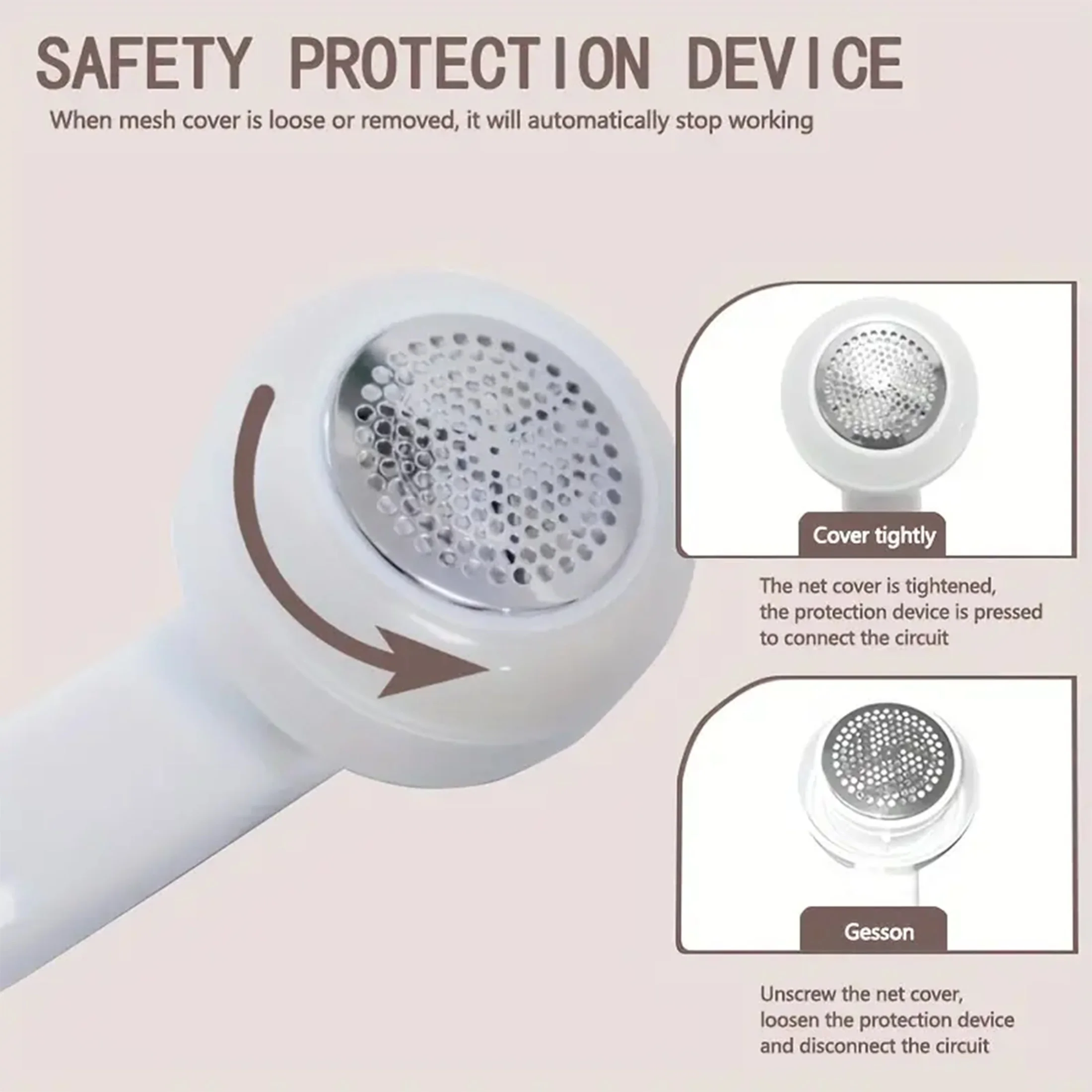 Rechargeable Fabric Hair Remover: Portable USB Powered Trimmer For Home Pilling Clip Sweater Shaver Wool Pilling Garment Removal 3