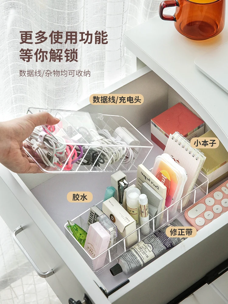 Drawer Organizer With Lid 2 Layers Storage Box Holder Bandages Ointment  Container Case Multi-Compartment Tool Box Stackable - AliExpress