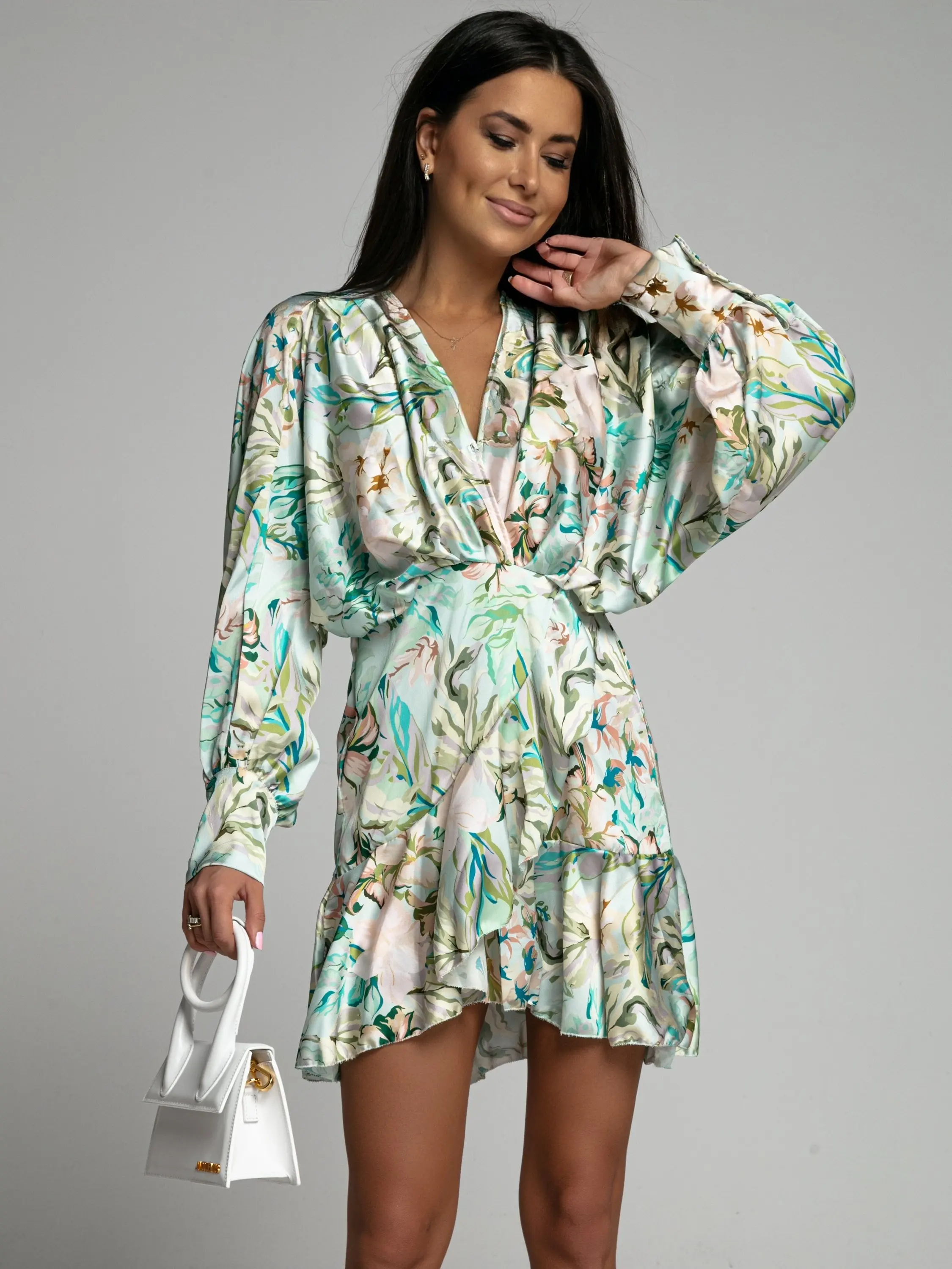 

Women's Clothing New Sexy Fashion Casual Commuting Versatile Beach Style Loose Floral and Plant Print Dress