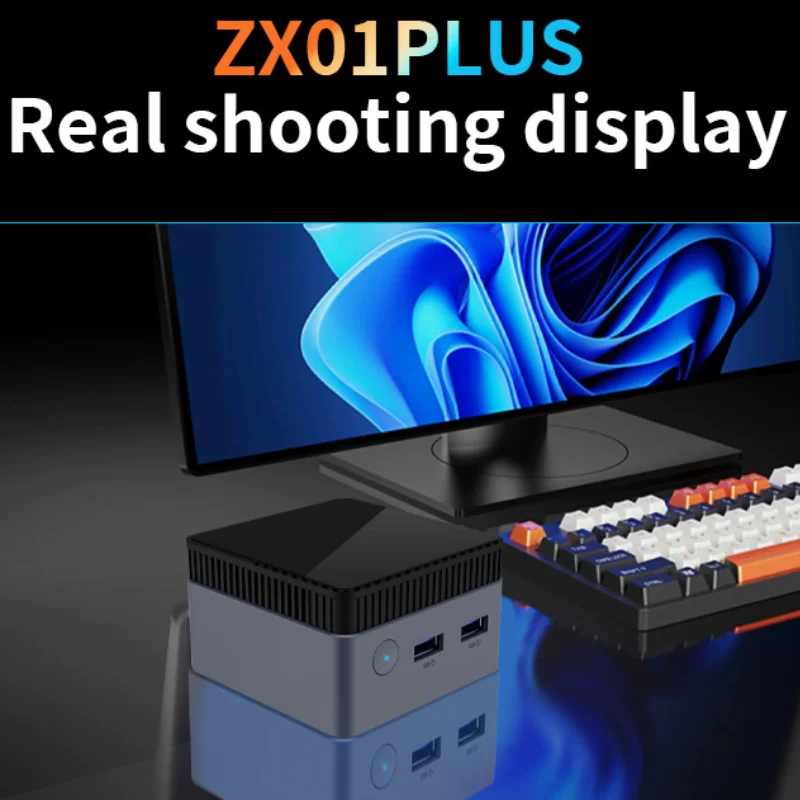 ZX01 PLUS Intel Double Lake N300/N150 Mini Gaming PC Win 11 12GB