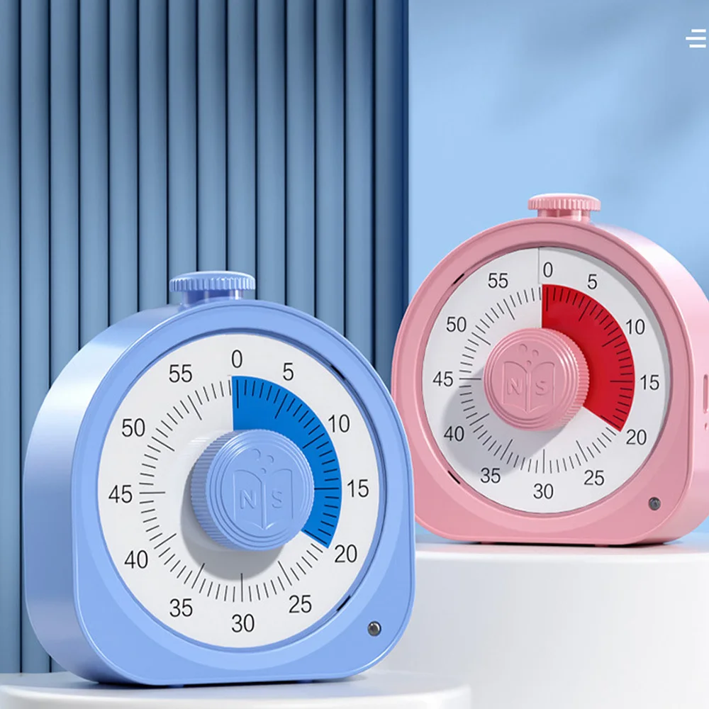 

Visual Timer 60-minutes Super Countdown Visual Timer Suitable for Children Adult Durable Mechanical Time Management Tool