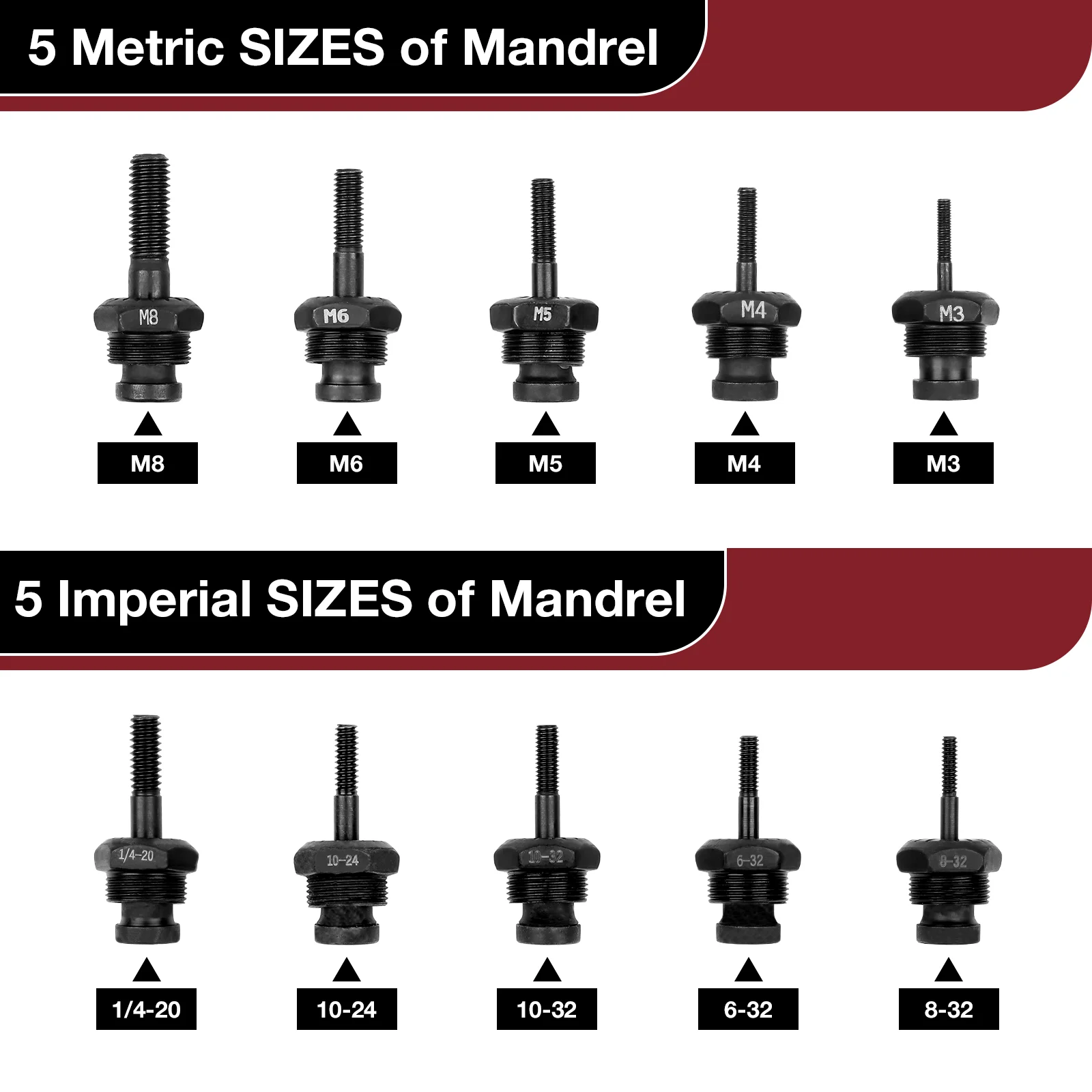 M3/M4/M5/M6/M8 Electric Rivet Nut Gun Adapter With Storage Box, High Quality Cordless Household Nut Riveting Tools, Rivet Gun rivet gun,rivet nut tool,rivet gun set
