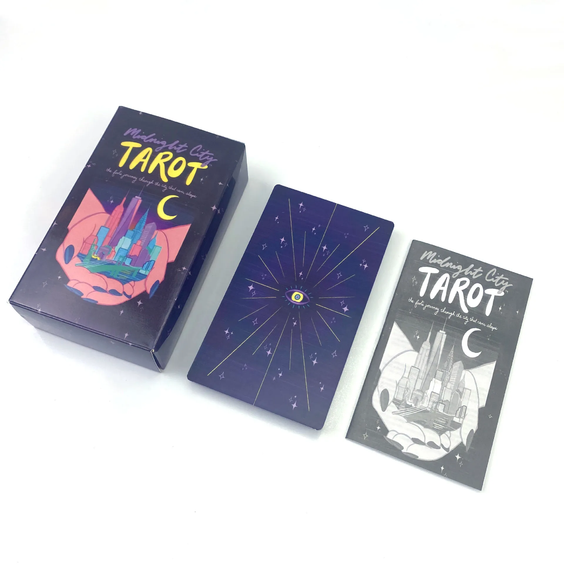 

12*7cm Midnight City Tarot board games tarot cards