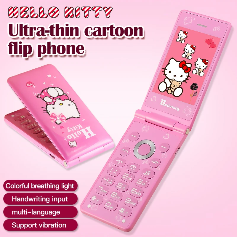 Hello kitty d10 flip phone Clearance