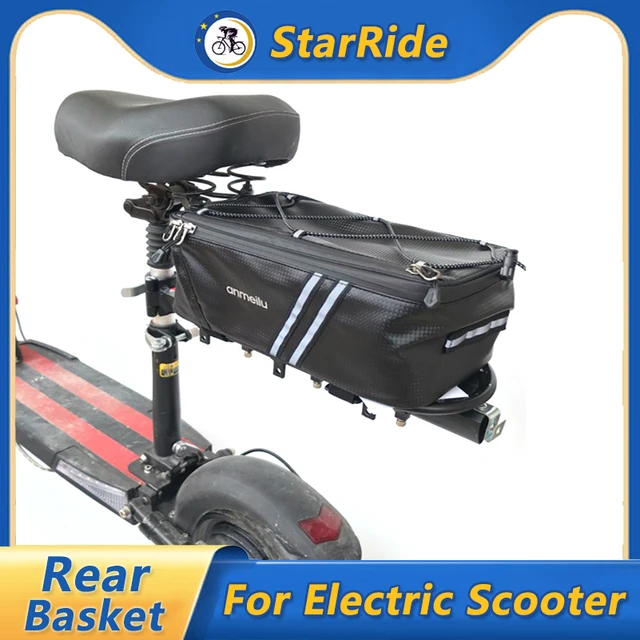 Universal Electric Scooter Rear Rack Waterproof Pack Storage Bag 