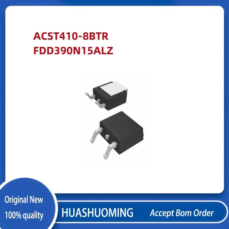 

10Pcs/Lot New ACST410-8BTR FDD390N15ALZ TO-252