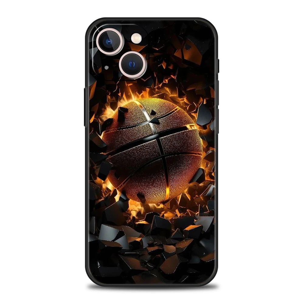 Premium Football Sport Silicone Phone Case Cover - Soft Protective Shell