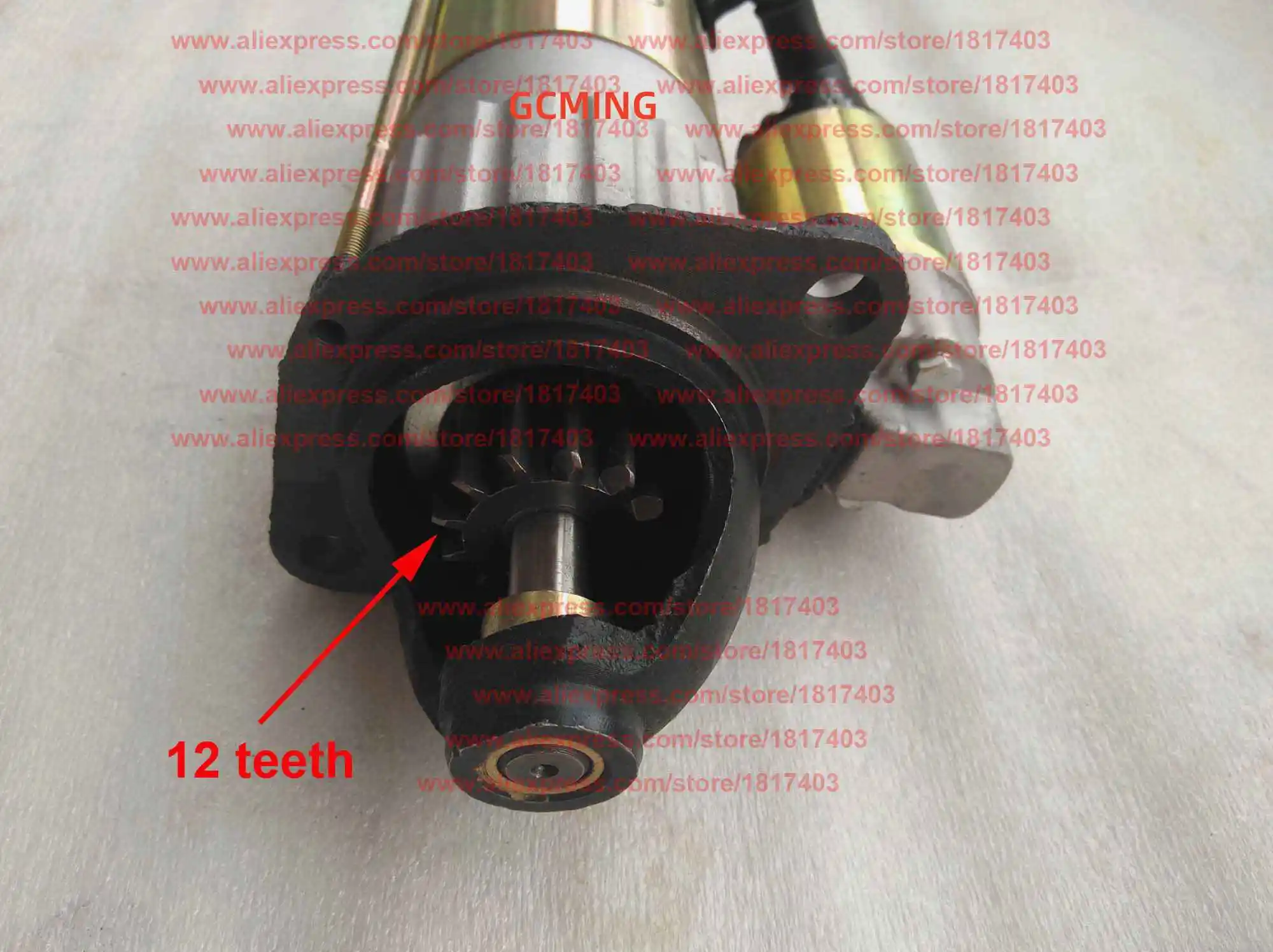QDJ152TD 시동기, 12V, 3.8KW, Jiangdong JD 디젤 엔진 부품, TY395IT/TY3100IT/JDM390