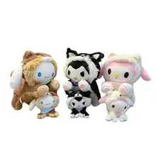 

Kawaii Plush Toys Sanrio Kuromi My Melody Cinnamoroll Anime Cartoon Cos Shiba Inu Cute Plush Doll Toys for Girls Children Gift