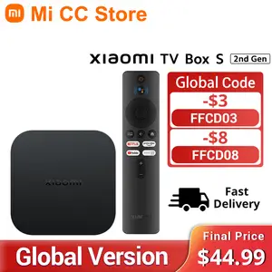 Xiaomi TV Box S 2nd Gen Ultra HD Streaming Multimediaspelare 4K