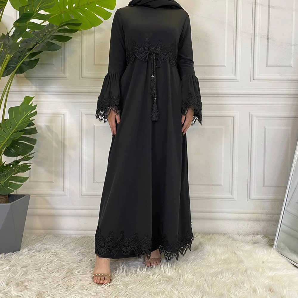 Voorschrift Manifestatie Durven Moslim Mode Hijab Jurk Abaya Voor Vrouwen Turkse Jurken Zwart Patchwork  Abaya Dubai Modest Islamitische Kleding Arabische Caftan|Islamitische  Kleding| - AliExpress