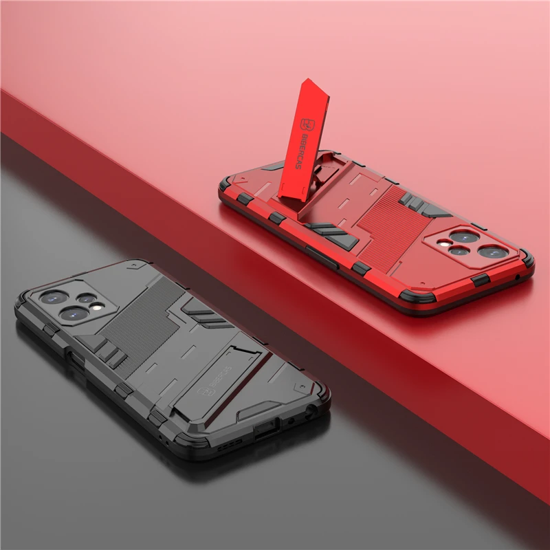 Enhanced Dual-Layer Armor Phone Holder Case with Anti-Knock Protection
