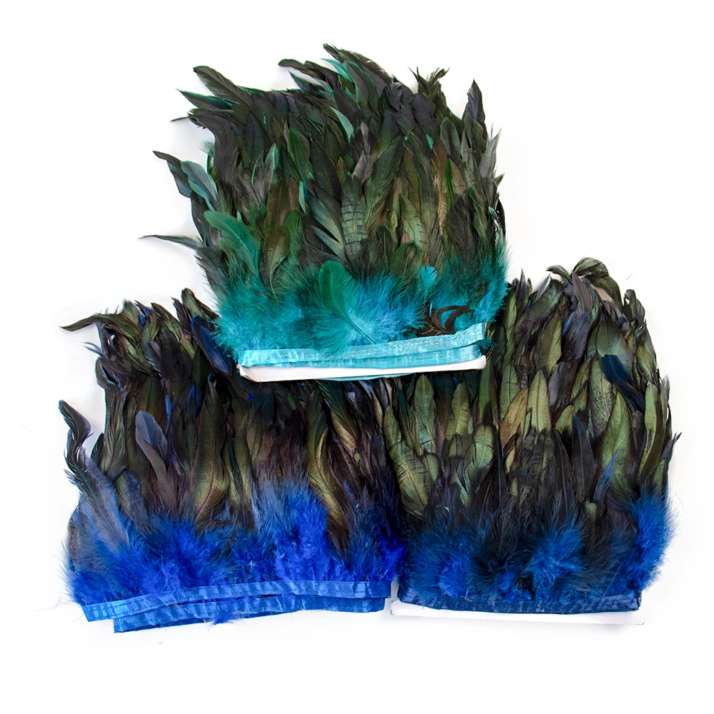 2 Metros De Cinta De Cola De Gallo De Colores Con Flecos Y Flecos