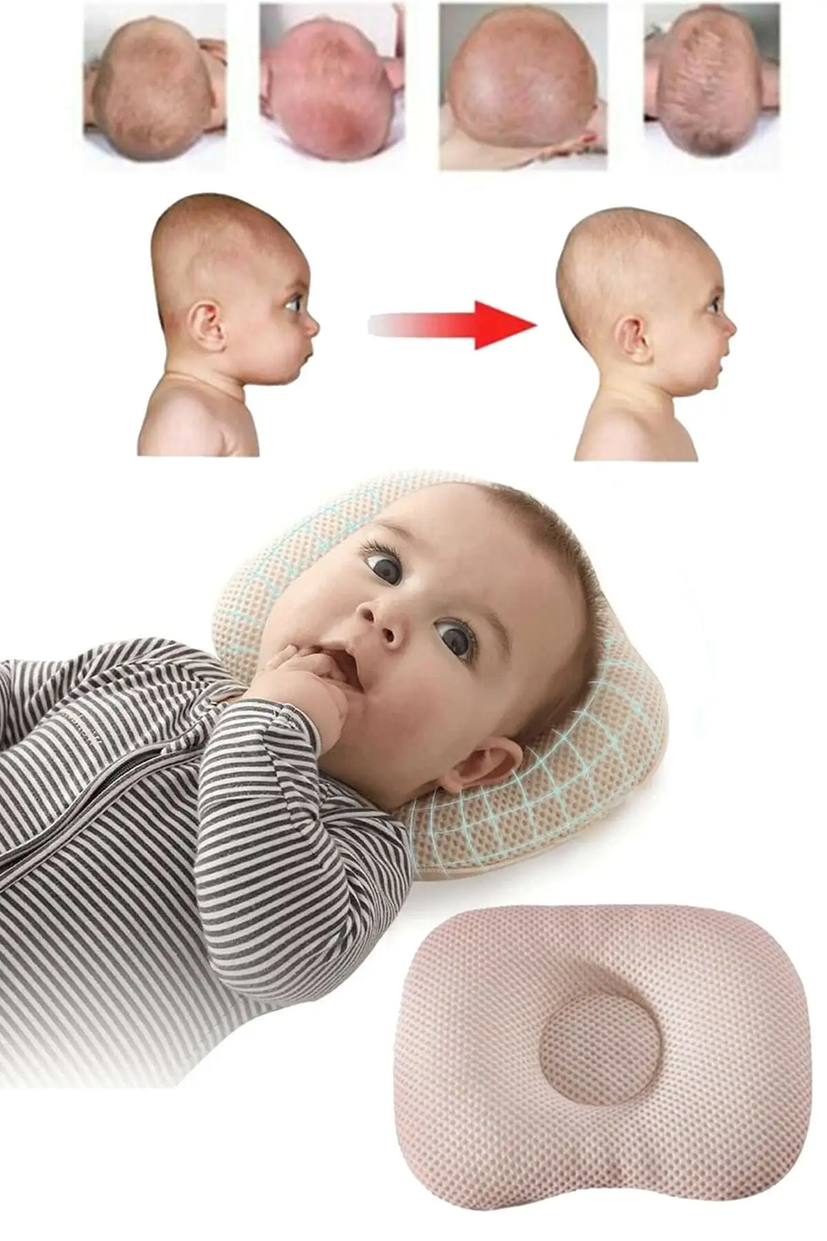 Flat head pillow baby head shaper pillow AliExpress