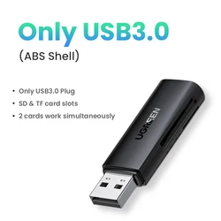 UGREEN USB 3.0 Multi - Card Reader Adapter for SD and Micro SD Cards (Only USB3.0)