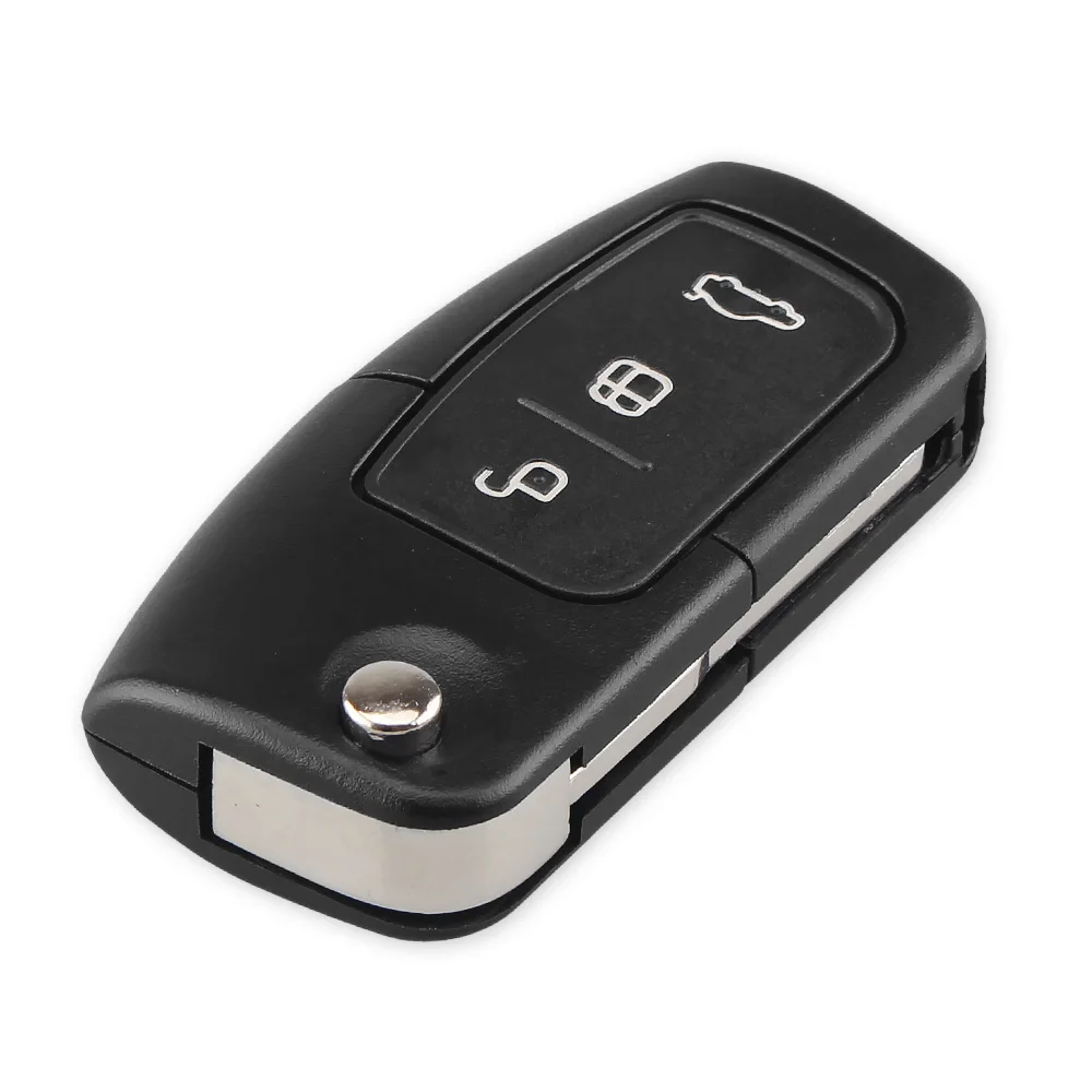 Premium Car Remote Key Shell Fob with 3 Buttons - Durable and Sleek Design