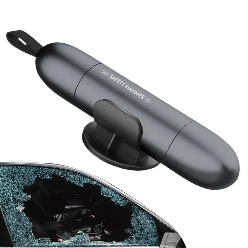 

Car Safety Hammer Seat Belt Cutter And Glass Breaker Safety Hammer Mechanical Broken Window Principle For Travel Adventure