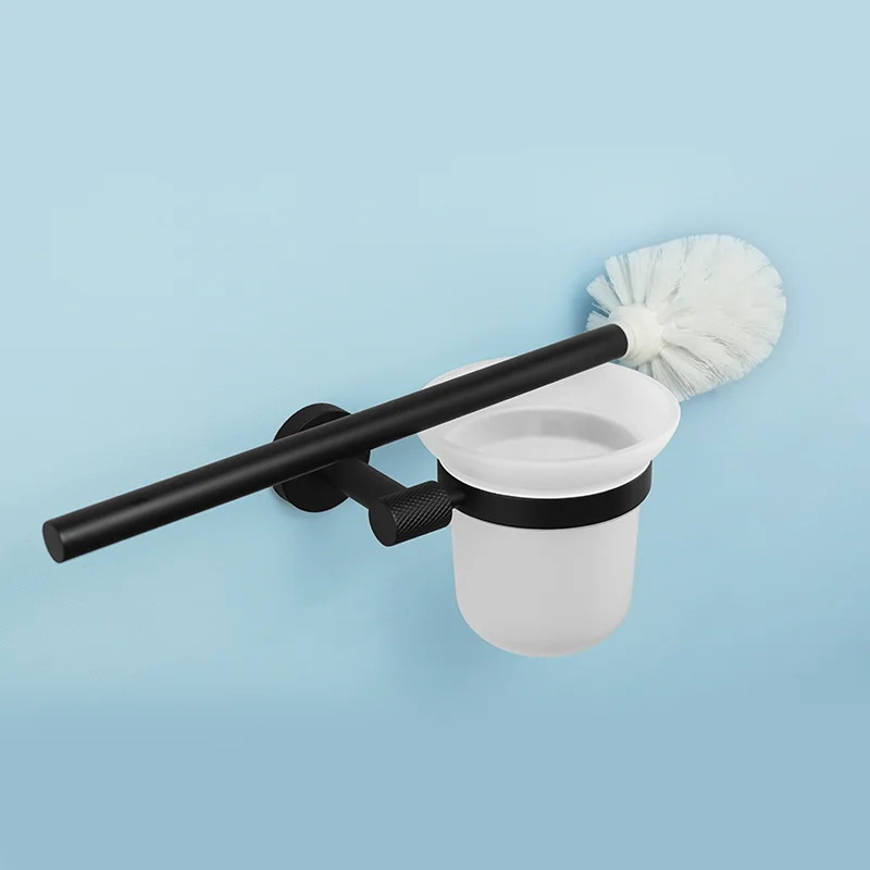 Wall Mount Stainless Steel Towel Bar Holder Toilet Roll Holder Bathrobe Hook Hanger Toilet Brush Bathroom Accessories Set