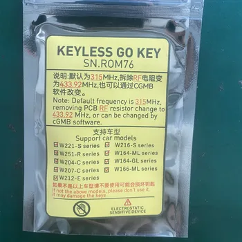 Chiave remota per auto per Mercedes-Benz - XRNKEY per Mercedes Benz W164 W166 W216 W221 W251 315Mhz 433Mhz CGDI One Start Keyless