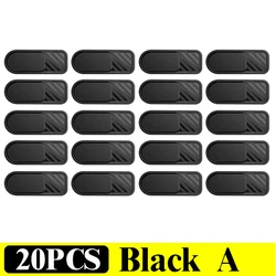 Webcam Privacy Cover Shield - Anti - Peep Shutter Protector (20PCS - Black A)