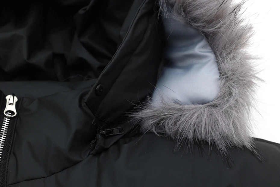 Men Winter Jackets Thicken Warm Parkas Fur Collar Coat Streetwear Harajuku Hip Hop Padded Jackets Outwear