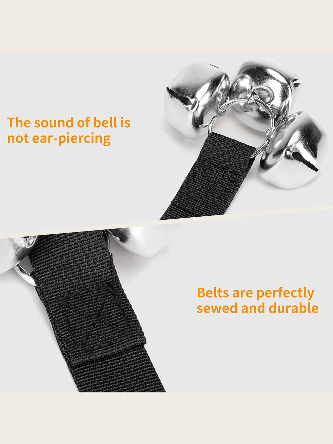 1pc-Dog bell for potty training, adjustable doorbell for dogs, small dog training potty bell for dogs