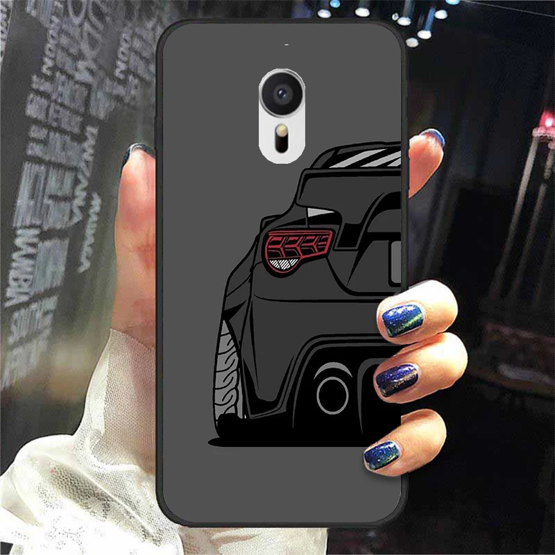 Silicone Phone Case For Meizu MX5 MX6 Cases Soft Cover Fundas For meizu mx5 mx6 Shell Fashion Cool JDM Sports Car Bumper best meizu phone cases Cases For Meizu