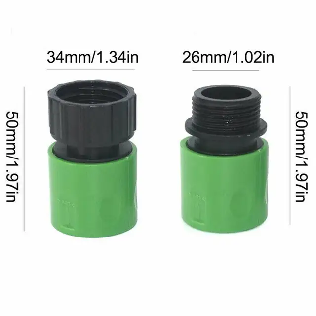 Kerti Öntözés Tömlő Abs Gyors Csatlakozó 3/4 "Vége Kettős Hím Kapcsoló Közös Adapter Hosszabbító Készletek - Image 5