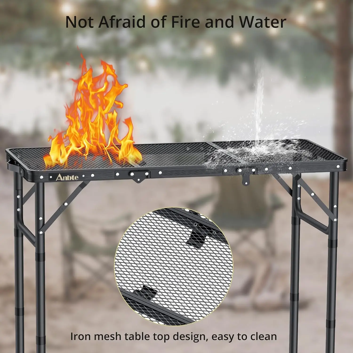 Folding Grill Table 6