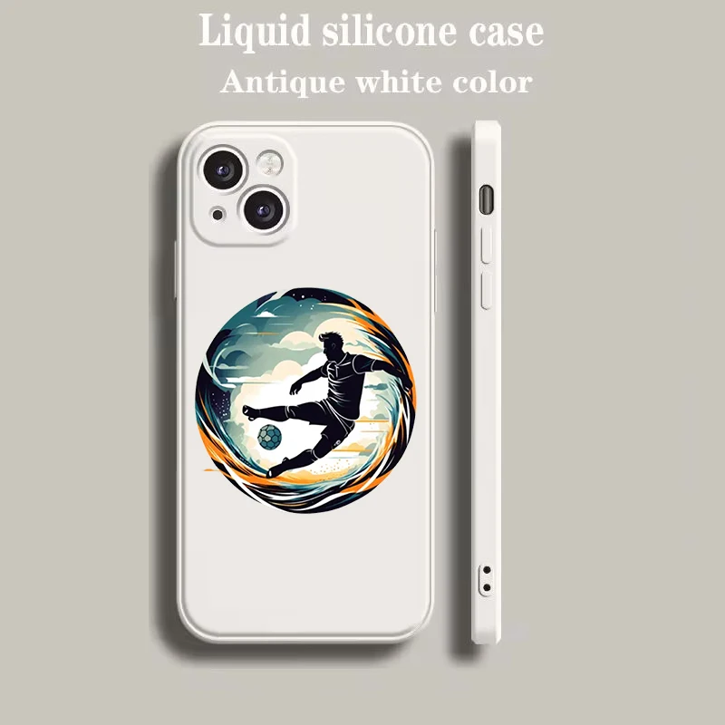 Luxury Silicone Football Phone Case - Premium Sport Design Cover