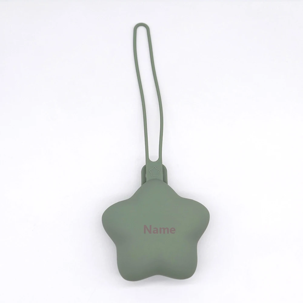 Free Name Printing Surprise Gift Baby Storage Box Pacifier Case Silicone Bag More Thoughtful and Unique
