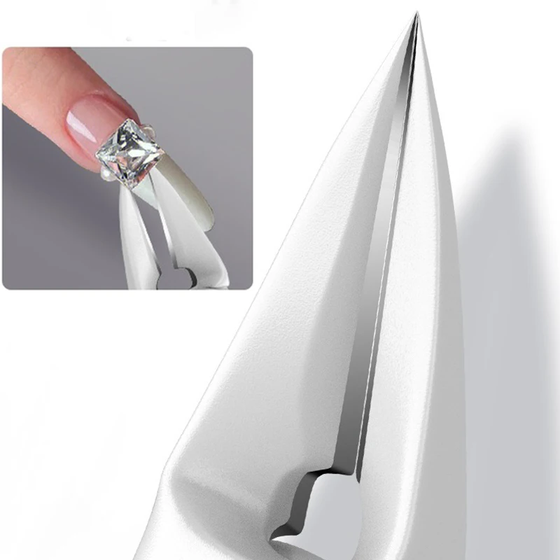 Manicure Nail Ornament Remover Pliers Rhinestones Gems Removal Nail Tool Drill Nippers Unloading Nippers