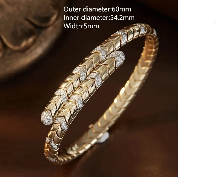 الأزياء الفاخرة BVLG نمط الفولاذ المقاوم للصدأ الذ...