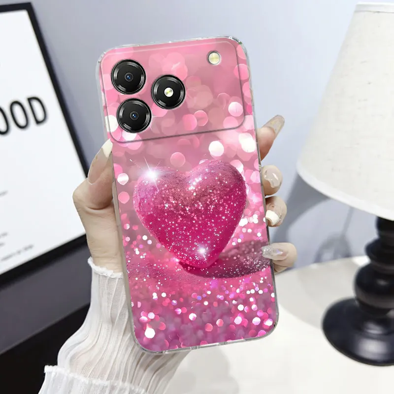 Marble Clear Soft Silicone Protective Phone Case