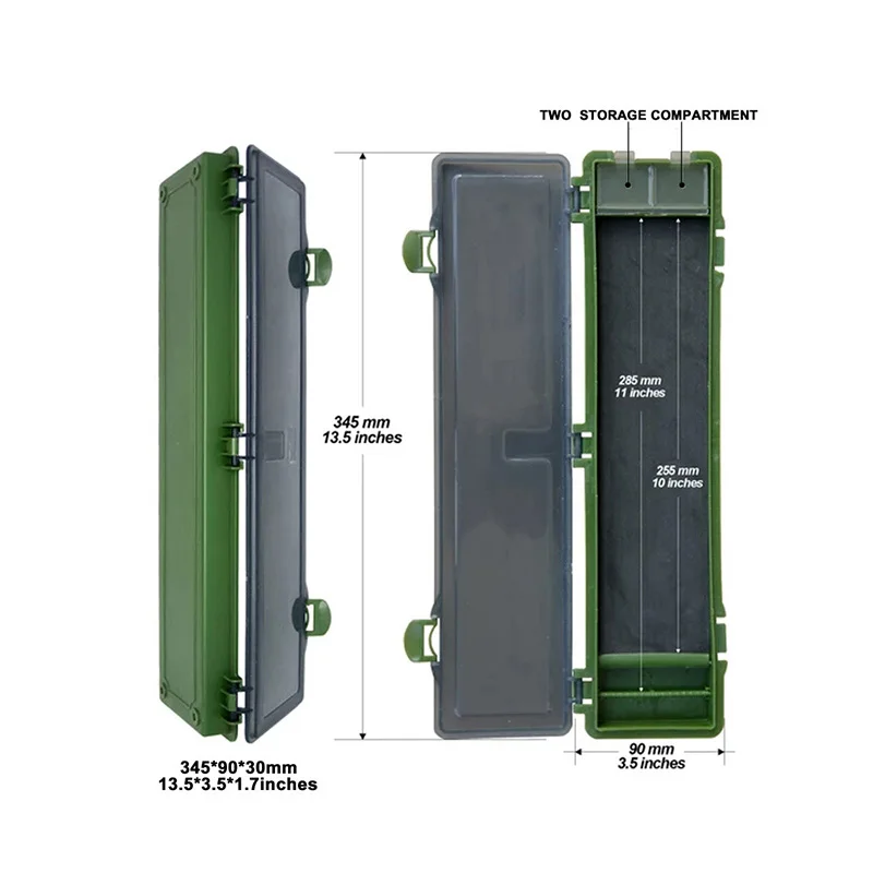 Carp Fishing Tackle Box for Carp Fishing Rig Hair Ronnie Zig Rig