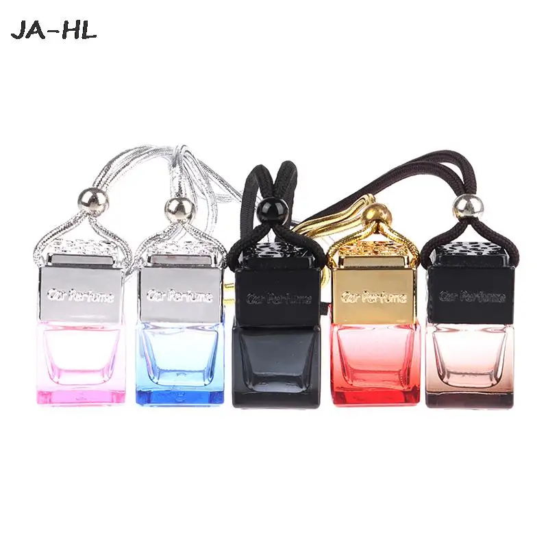 

Hot 1PC Car Essential Oil Diffuser Fragrance Air Freshener Scent Perfume Bottle Ornament Hanging Empty Bottle Interior Accessory