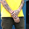 Retro Masquerade Mask Ring For Men Punk Gothic Rock Hiphop Open Ring Unisex Accessories Handmade Designer Jewelry Lovers Gift 4