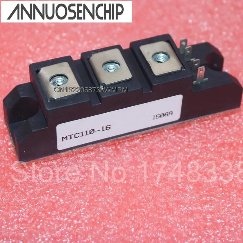 1PCS New and Ordinary thyristor SCR module MTC 110-16 12 110A 400-1600V NEW ORIGINAL MTC110-16 MTC110-12 MTC180-18 MTC55A-2000V