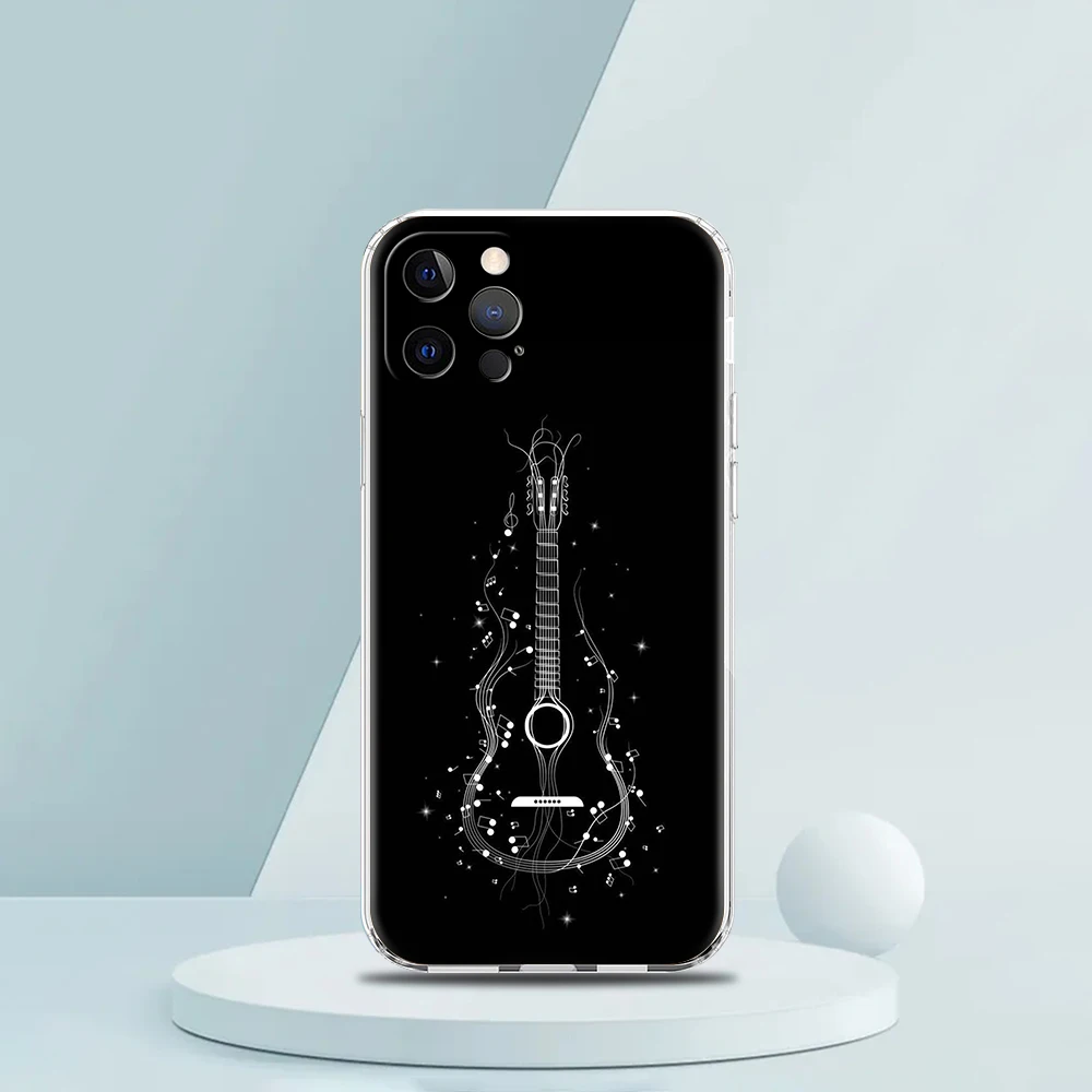 Guitar Strings Instrument Design Luxury Clear Phone Case