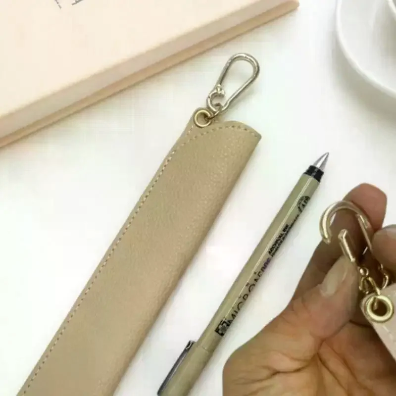 1 Pezzo Portapenne Kawaii in Pelle, Custodia per Penne, Astuccio per Materiale Scolastico per Studenti e Ufficio - immagine 5