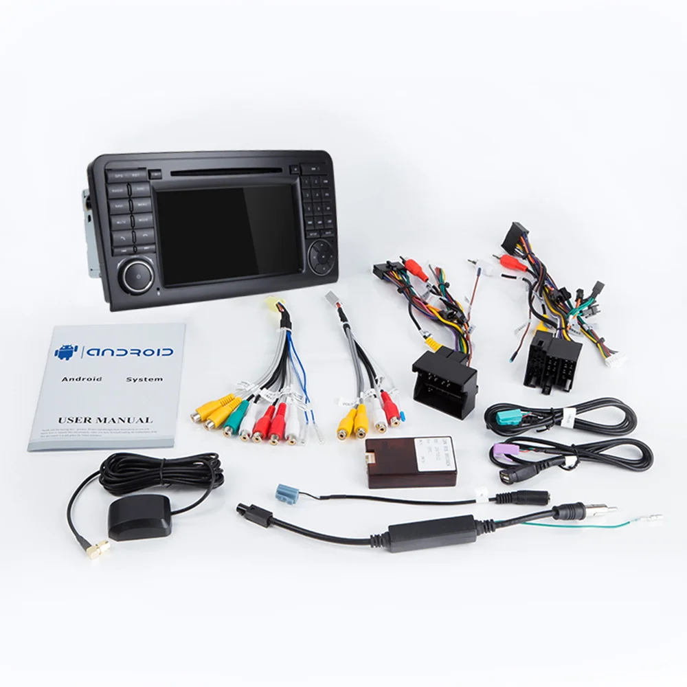 BySeven-REPRODUCTOR Multimedia para coche, unidad principal de navegación GPS, estéreo, Android 13, para Mercedes Benz ML GL W164 X164 G320 ML 320 2005-2012