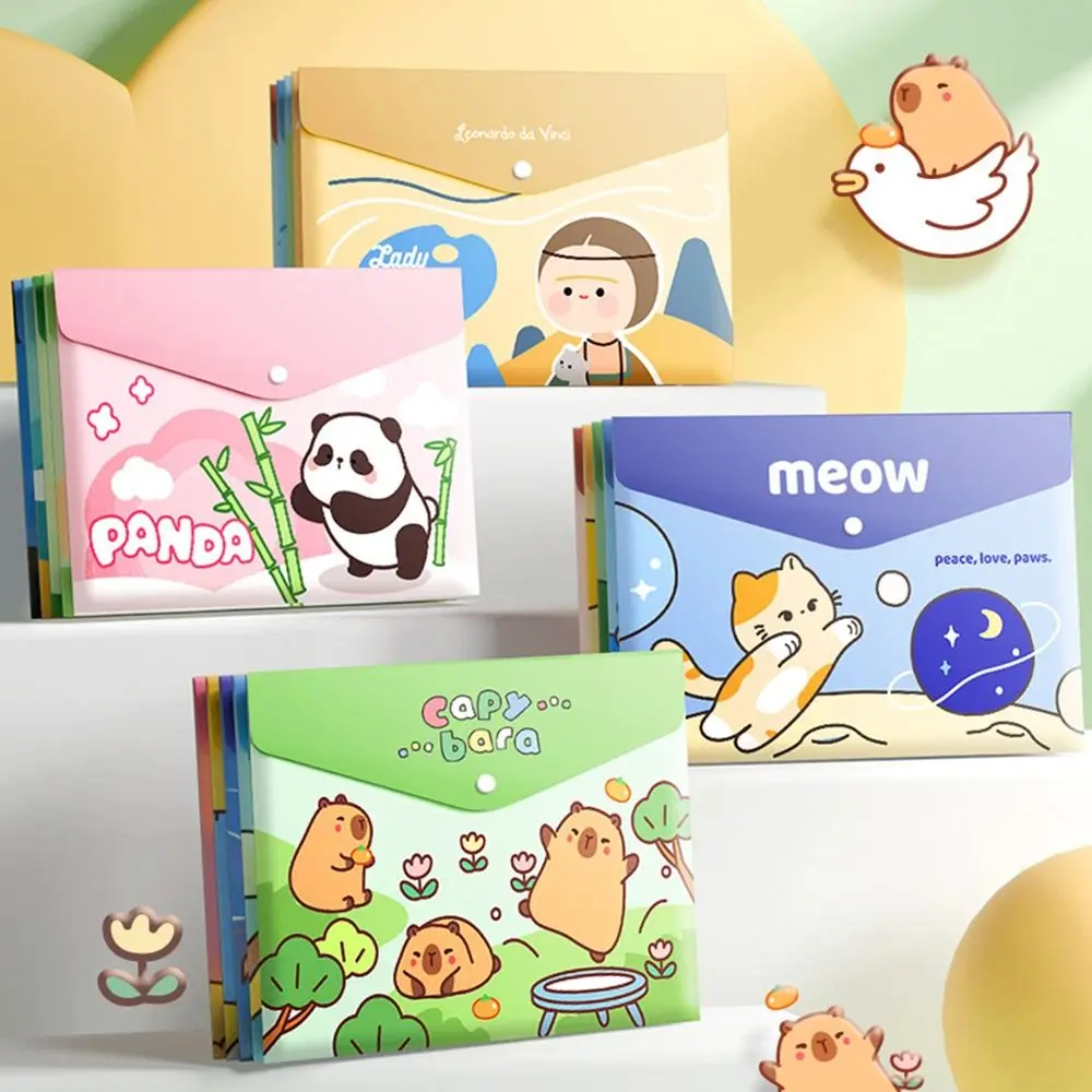

Cute Storage Bag Portable Cartoon Dustproof Zipper Pouch Bags Pencil Bag