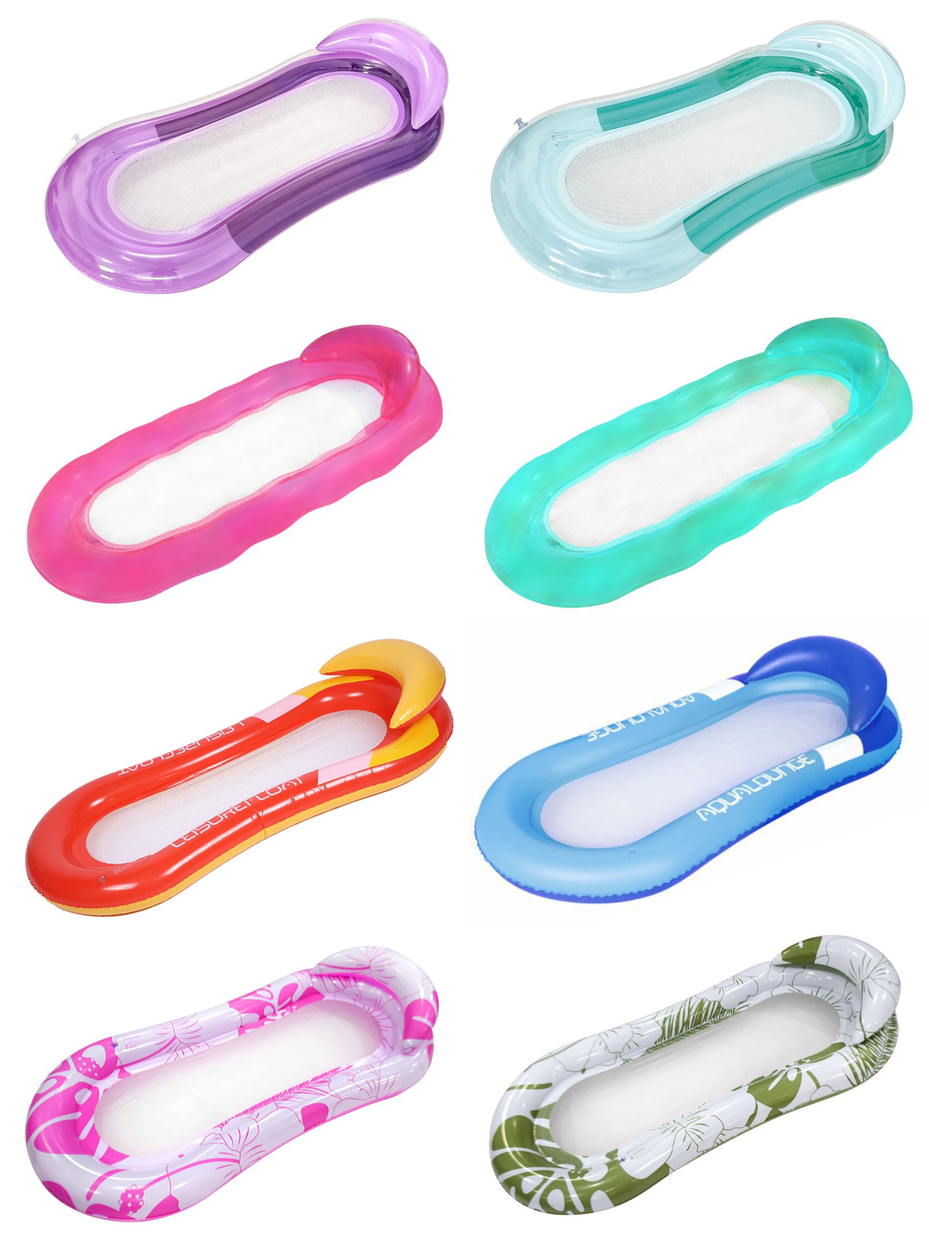 

Summer Inflatable Floating Row Water Hammock Air Mattresses Swimming Pool Water Float Bed Lounger Chair Beach Party Water Sports