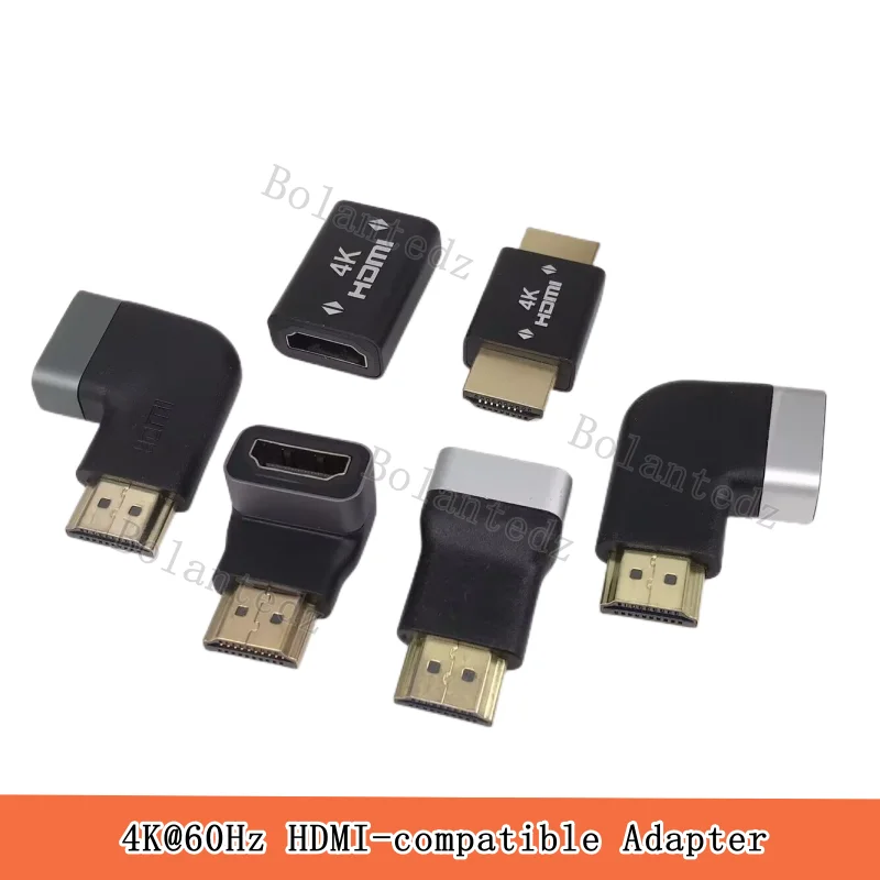 4K HDMI Extension Adapter 90 and 270 Degree Right Angle HDMI 2.1 Male to Female Extender hdmi extension adapter