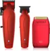 Trimmer 3-in-1 Barber Kit | Clipper, Trimmer & Crunch Foil Shaver | Men's Professional Beard Trimmer, Brushl 1