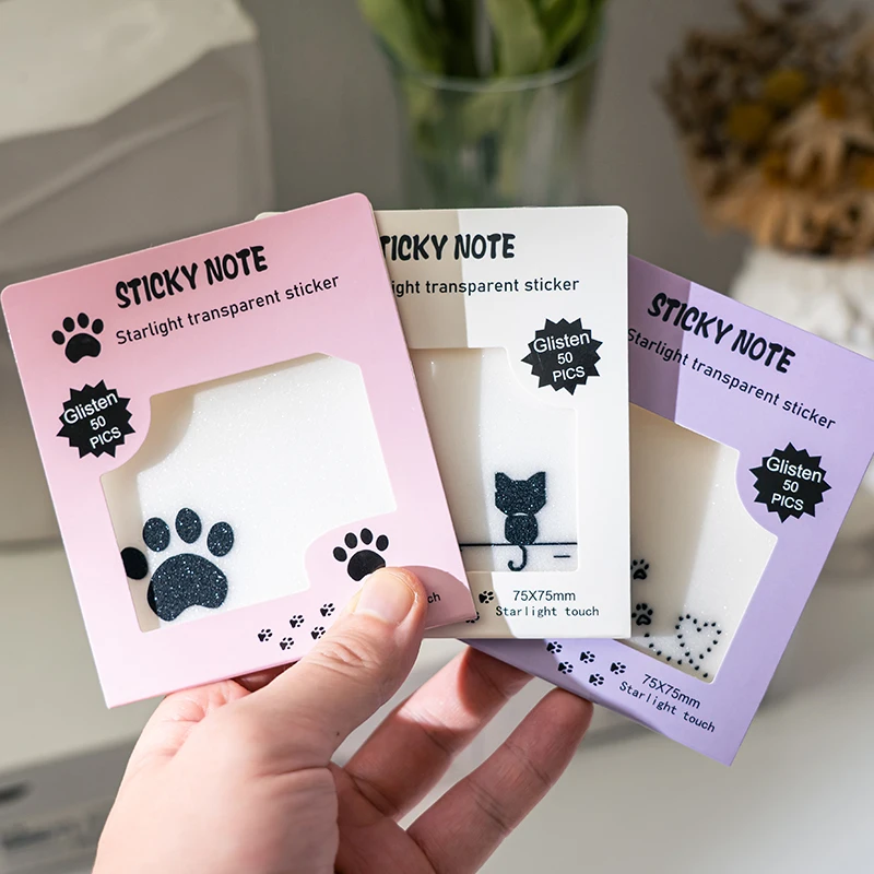 50 قطعة/1 كتاب سلسلة ضوء النجوم ملصقات مريحة الإبد...