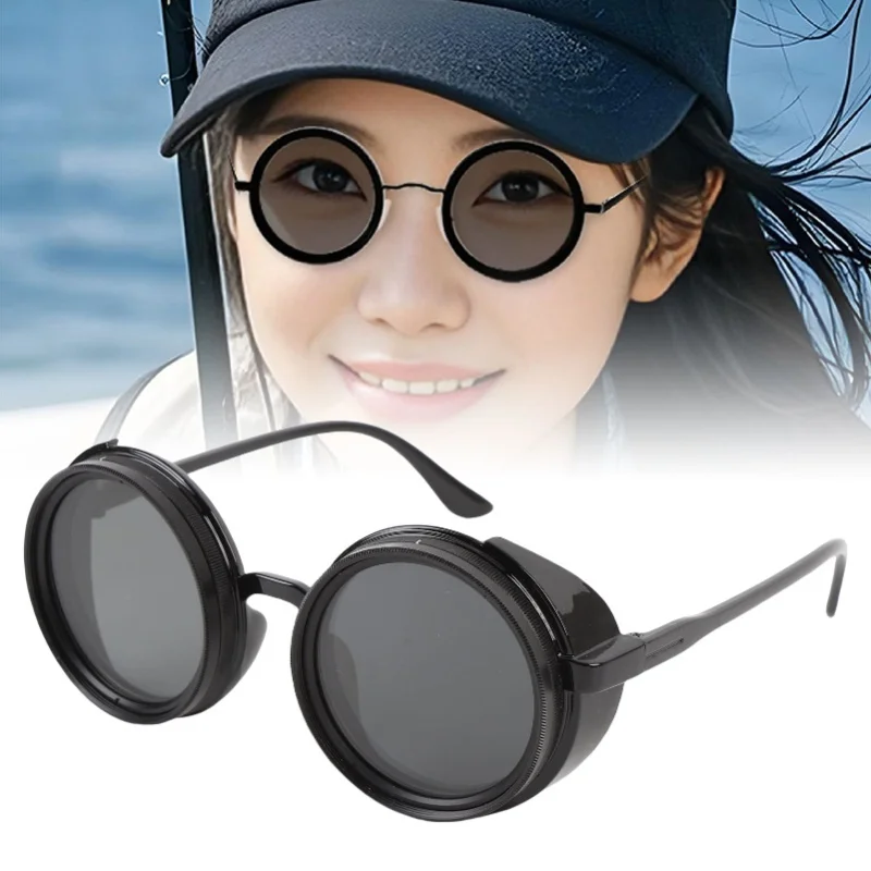 편광 안경 52mm ND2-400 필터 렌즈 원형 조절 가능 빛 감소 낚시용 선글라스