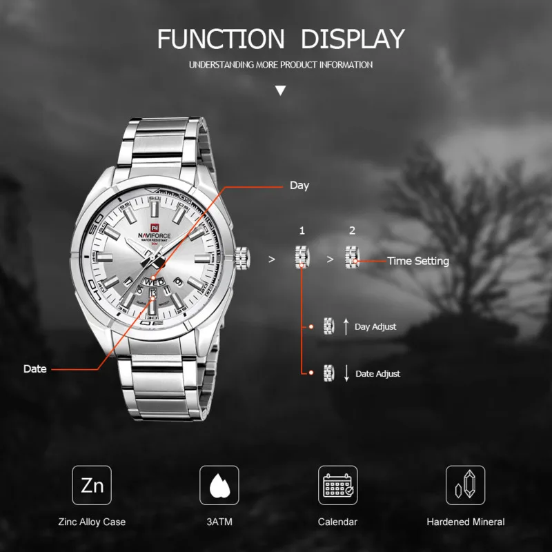 Quartz Watch For Men Classic Business Luminous Casual Sport Waterproof Clock Date Week Display Men Watch Часы Мужские Наручные